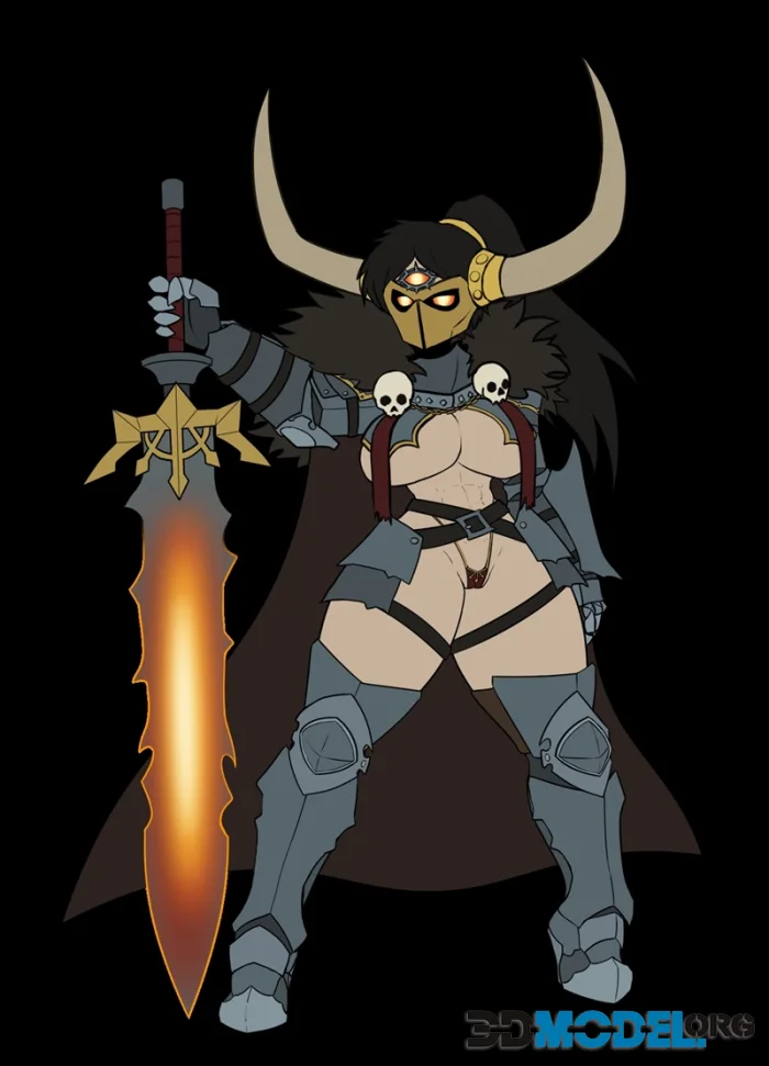 Chaos Girl (AI Gen) – Printable