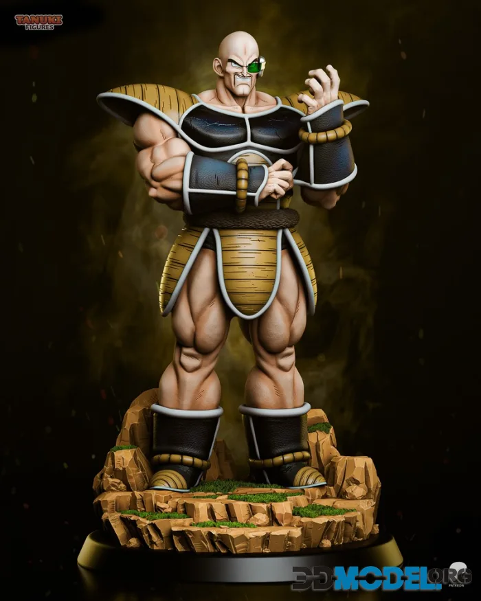Tanuki Figures - Nappa - Dragon Ball Z – Printable