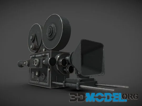 1930'S Movie Camera (PBR)