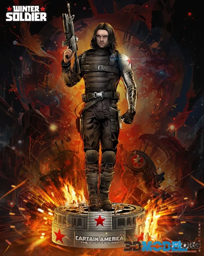 Wicked - Winter Soldier 2025 Sculpture – Printable