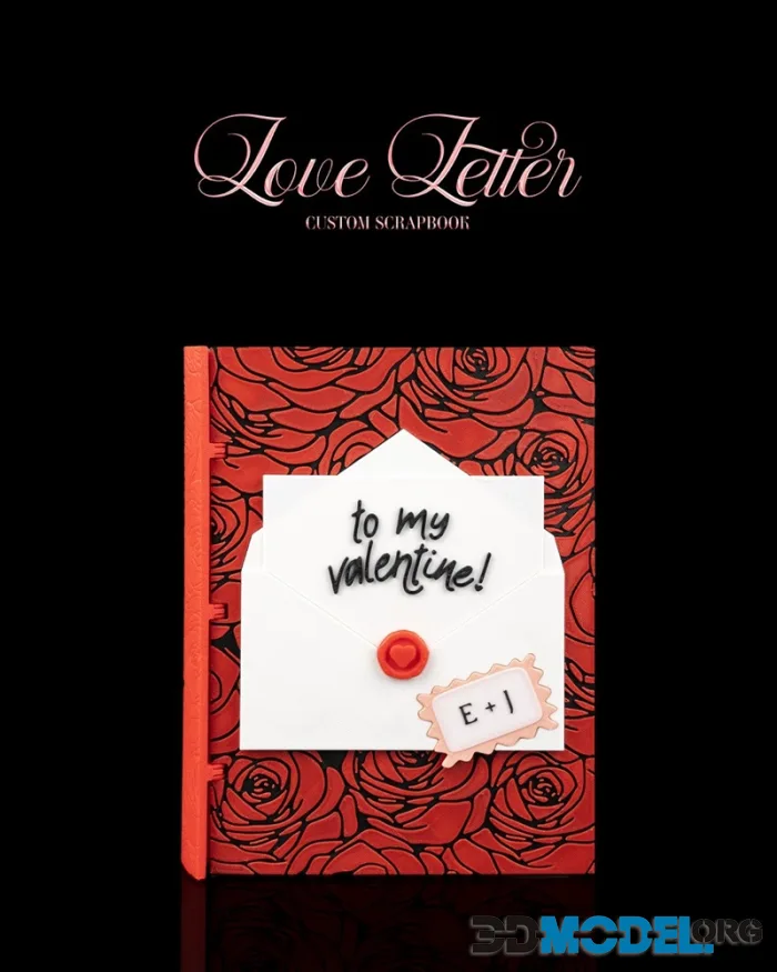 Love Letter Custom Scrapbook – Printable
