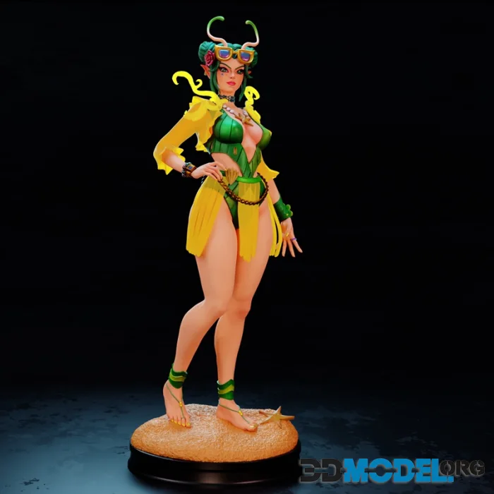 BrunoArt3D - Mantis Summer Skin Marvel Rivals – Printable