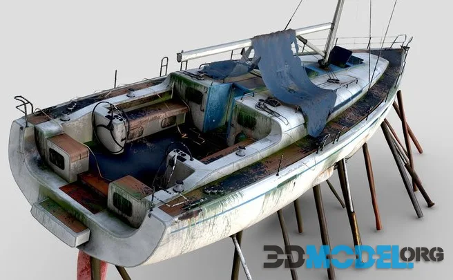 Abandoned Boat (PBR)