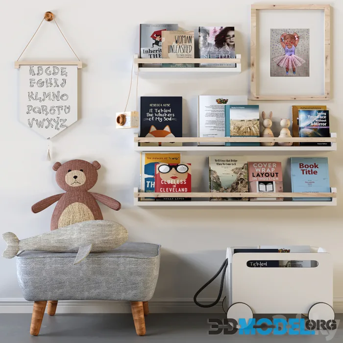 Accessories for a children's room. soft toy
