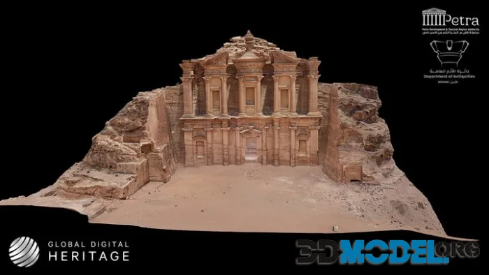 Ad Deir Monastery, Petra, Jordan (PBR)