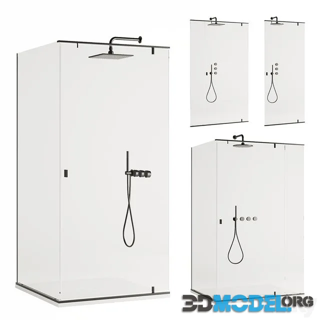 Agape Plan-A showers + Falper Acquiferolt