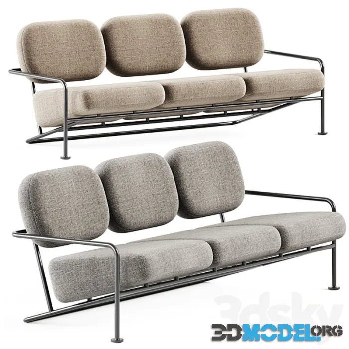 Ahus Sofa by Bla Station Office Sofa