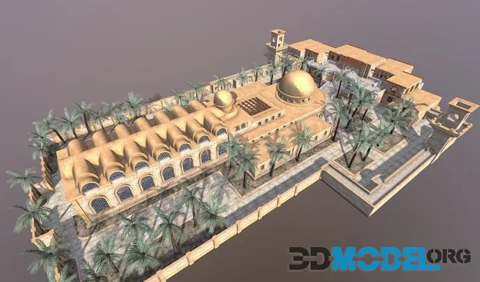 Ancient Arabian Palace (PBR)