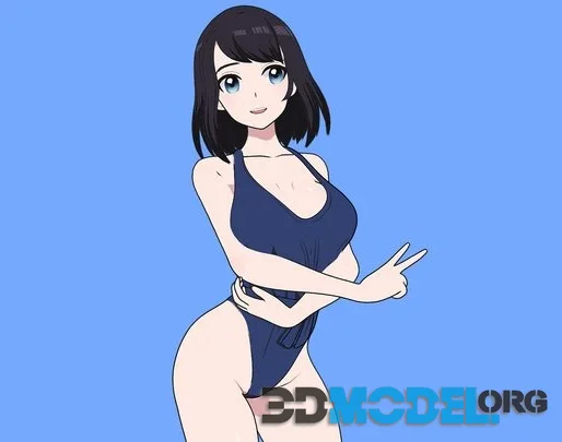 ANIME   Saki   Bikini Girl (PBR)