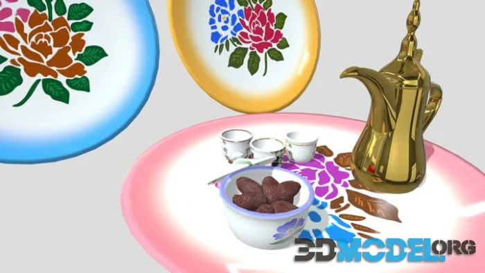 Arabian Qahwa Serving (PBR)