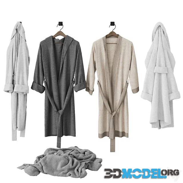 Bathroom decor Bathrobe