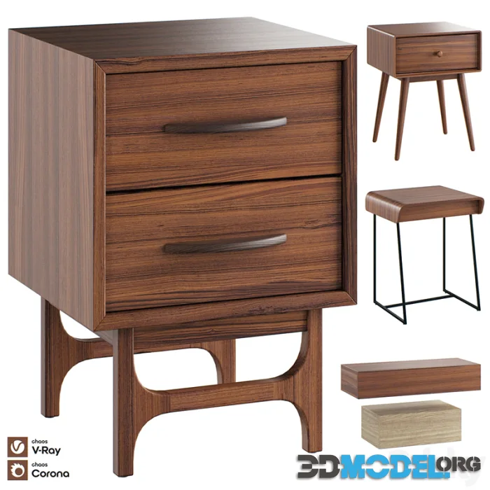 Bedside tables La Redoute Interieurs Set 5