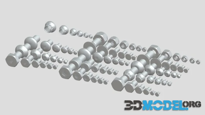 Bolts And Nuts Collection (PBR)