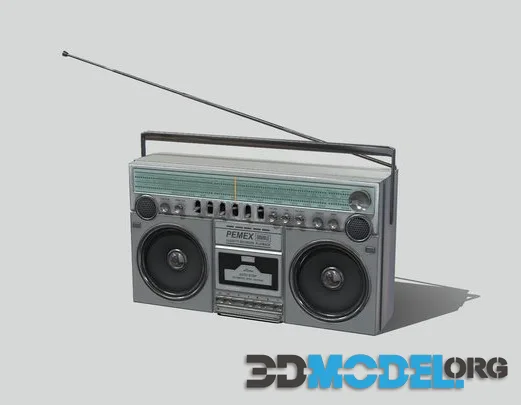 Boombox 01   80S Blaster (PBR)