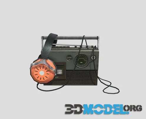Boombox&Headphone Japanese Retro Appliances (PBR)