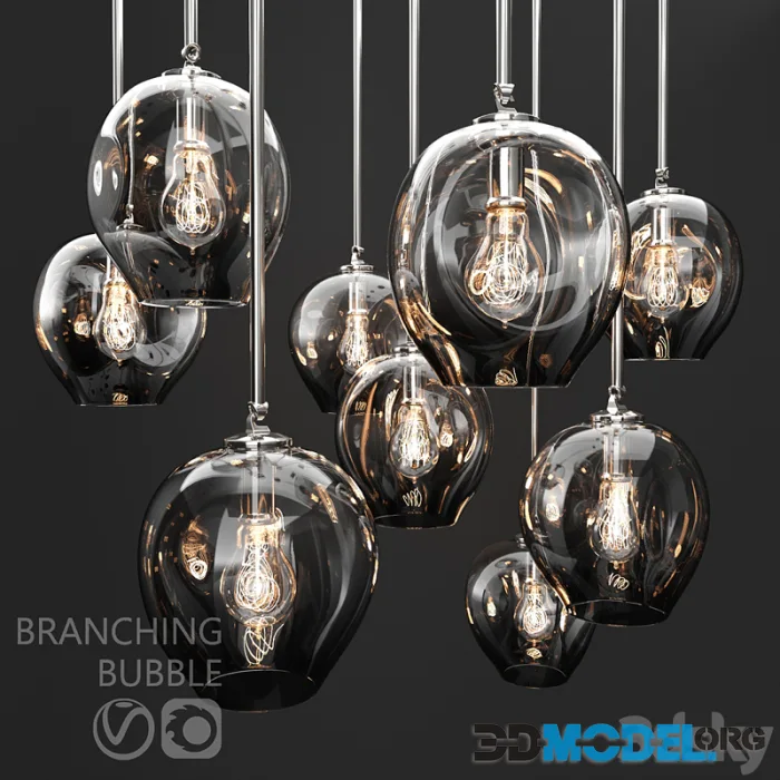 Branching bubble 1 lamp