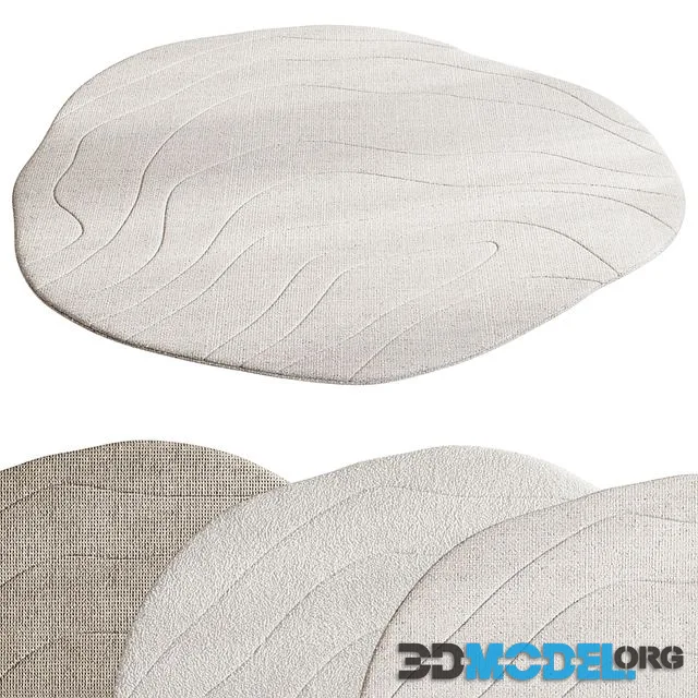 Carpet Barba Greige Ullmatta by Rugvista