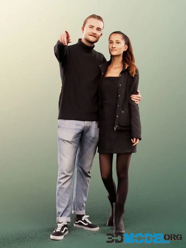 Casual Standing Couple (PBR)