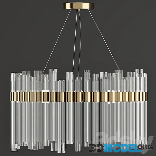 Cb2 Orion Glass Crystal Chandelier