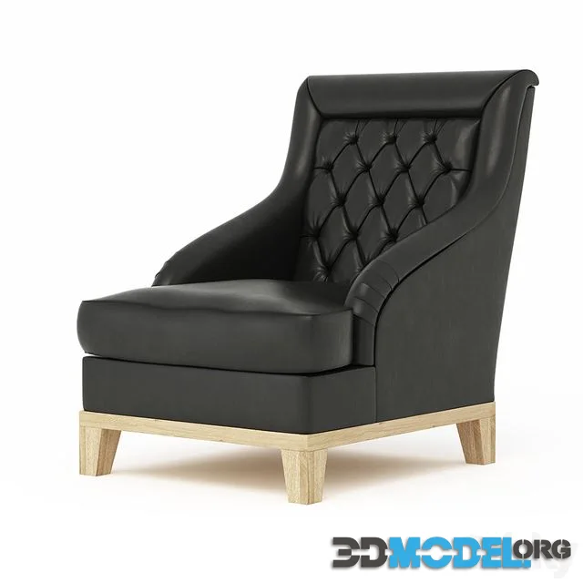 Classic armchair (black color)