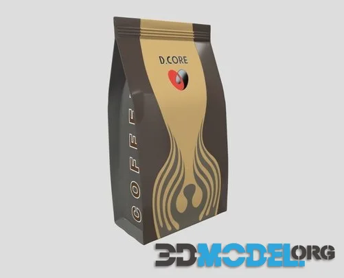 Coffee Bag – Common Shape With Original Pattern (PBR)