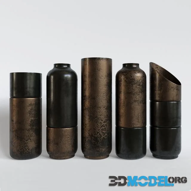 Collected vases stylish interiors
