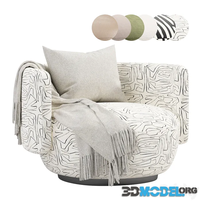 Cosmopolita Armchair MUR ART by BO ART