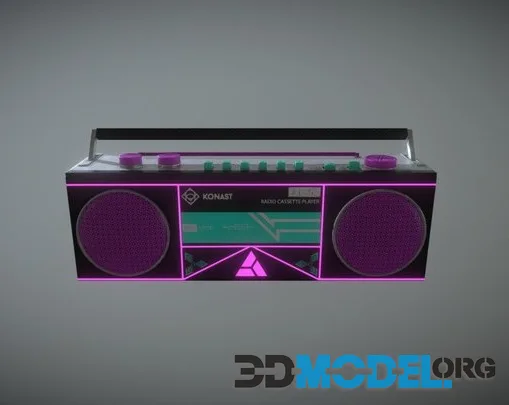 Cyberpunk Boombox (PBR)