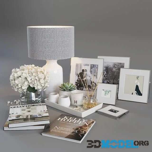 3D Model – Decor set