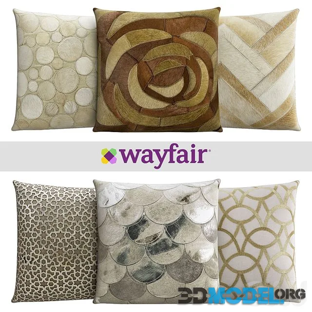 Decorative pillows from Wayfair shop (6 variants)
