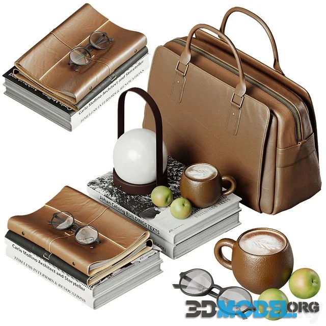 Decorative Set with bag and apples