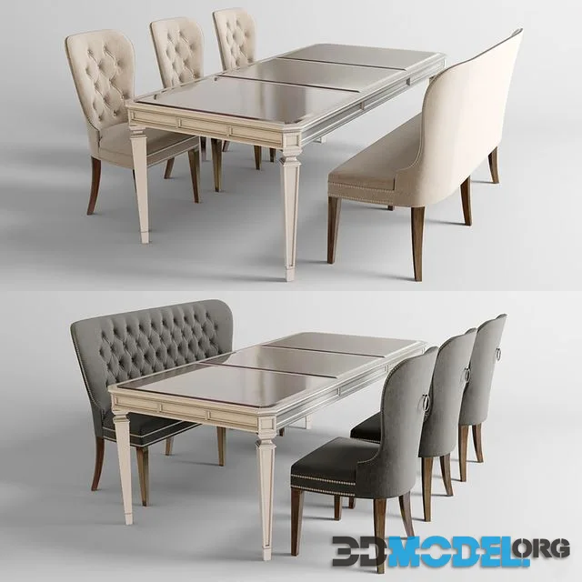 Dining table with chairs 2