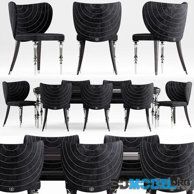 Elve luxury table and chairs