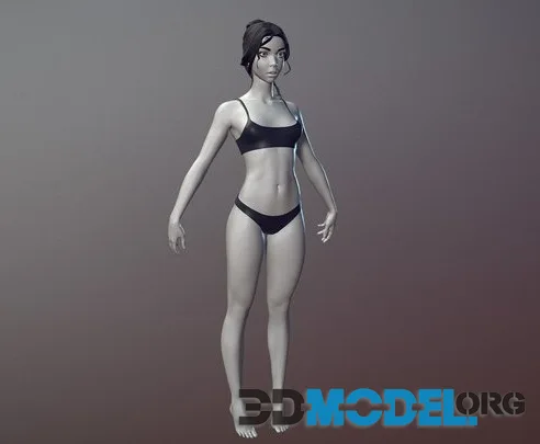 Female Basemesh 01 (PBR)