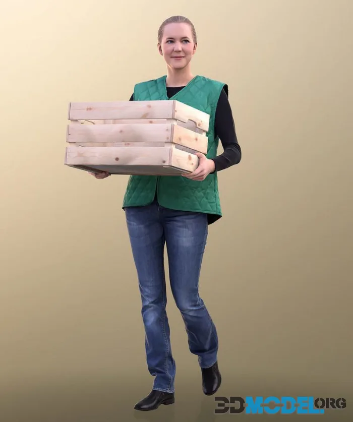 Female Employee Of Market (PBR)
