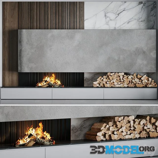 Fireplace 19 contemporary style