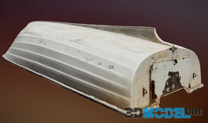 Fisher Boat Flipped Photoscan Low Poly PBR (PBR)