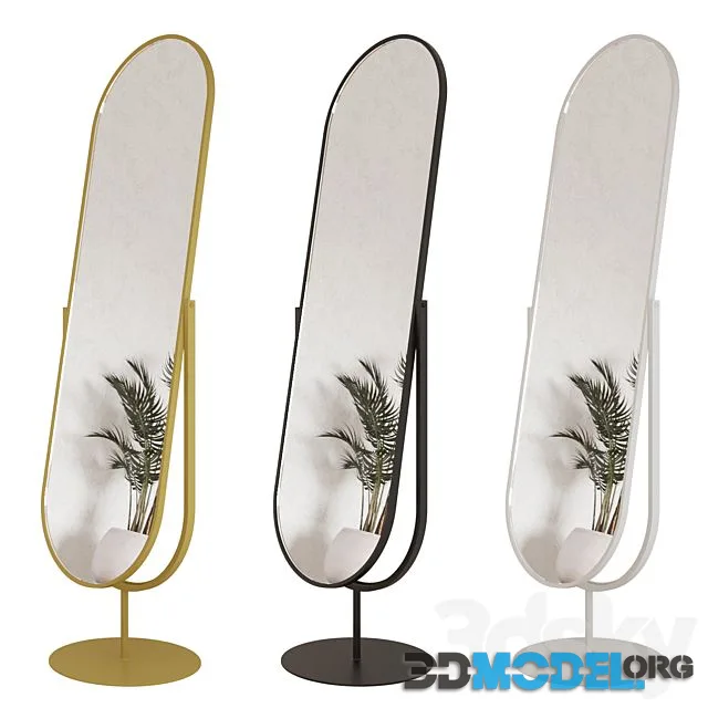Floor Mirror On a Leg