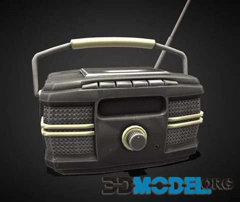 Game Ready Retro Radio (PBR)