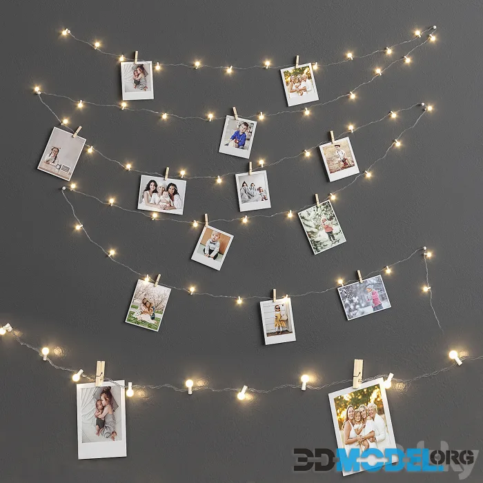 Garland and photos