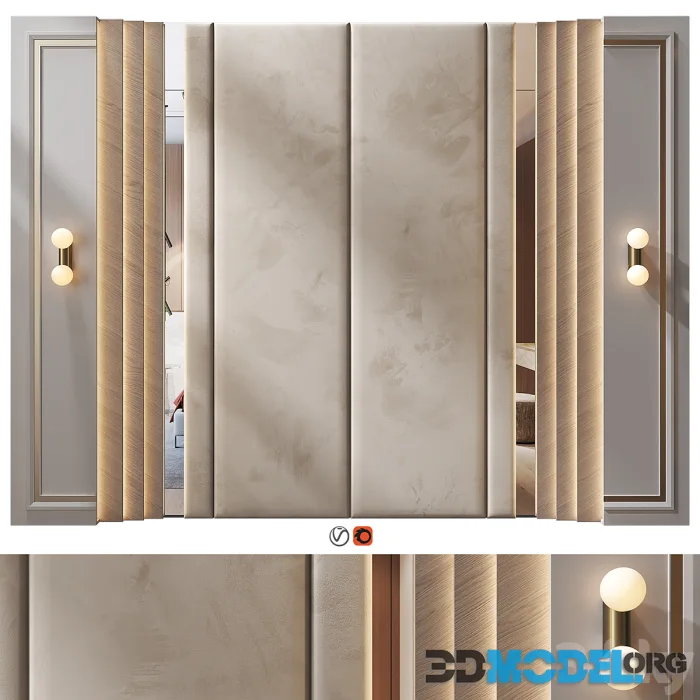 Headboard Wall Panel Decor 111