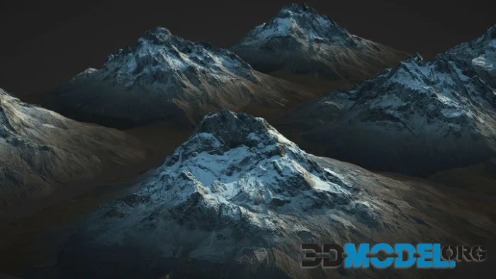 Himalayan Mountains PACK (World Machine) (PBR)