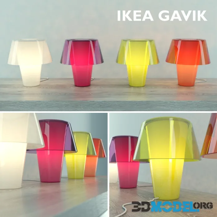 Ikea Gavik lamp set