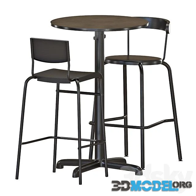 IKEA STENSELE Bar Table and Stools