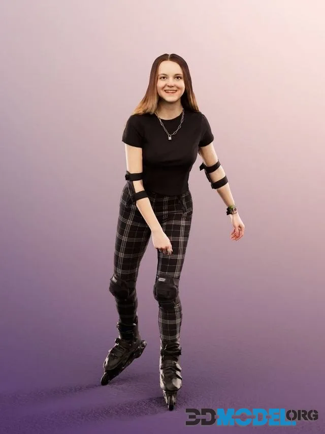 Inlineskating Girl (PBR)