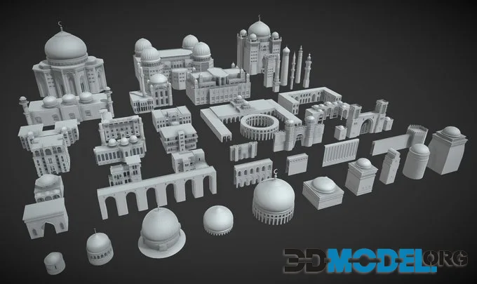 Islamic Style Architectural Asset Package (PBR)