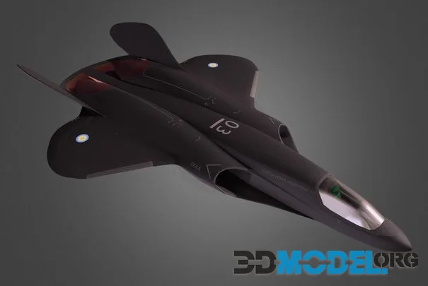Jet Fighter (Custom 5B) (PBR)