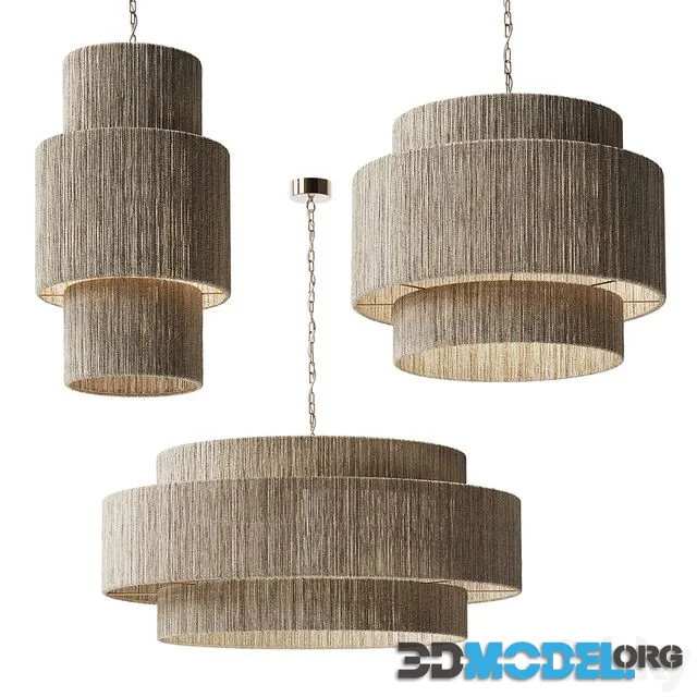 Jute lampshade 2