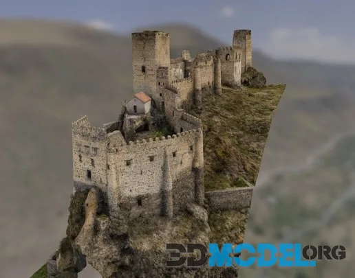 Khertvisi Fortress   Raw Scan (PBR)
