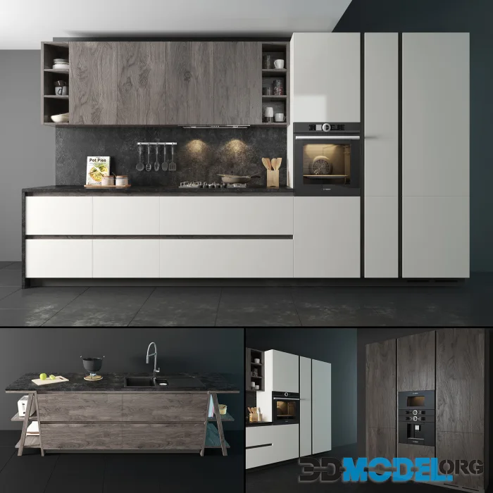 Kitchen set Arredo3 Linea Plana